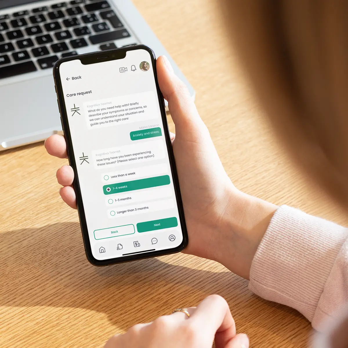 Form in Curoflow app